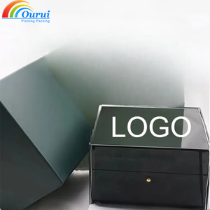 高端定制实木手表盒最新自动包装收纳盒，带个人公司品牌标志 - Product Image 6