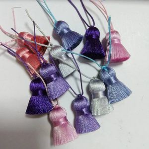 sjzmm定制短真丝流苏2厘米，带3厘米串，用于制作珠宝装饰 - Product Image 5