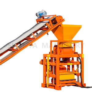 High Efficiency QTJ4-35 Concrete Brick Making Machine <strong>Automated</strong> <strong>Block</strong> Manufacturing Machines