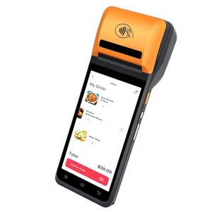 5.99&quot; HD Portable Terminal Handheld Mobile <strong>Mini</strong> Touch Screen <strong>Android</strong> Cash Register Point of Sale Pos Machinewith Barcode Scanner - Product Image 2