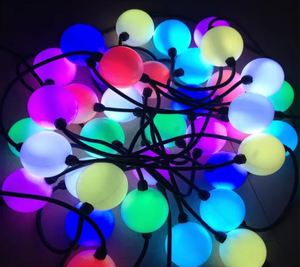 Artnet Dmx Controller Waterproof New Digital Full Color Smart Dc5V/12Vpixel Rgb <strong>Led</strong> Ball String <strong>Sm16703</strong> - Product Image 3