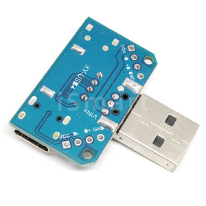 USB-Adapter platine Stecker auf Buchse auf Micro USB zum Header/Typ C 4P 2,54mm gerader Stecker - Product Image 6