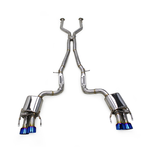 Lexus RCF/RC F 2015 2017-vakum vana için OEM paslanmaz çelik egzoz boruları kaçış Catback yanmış mavi ipuçları - Product Image 1