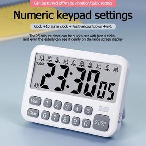 Set rapido grande Timer a vibrazione silenziosa per bambini promemoria di apprendimento Timer di cottura da cucina - Product Image 6