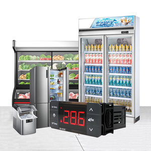 Controlador de temperatura digital, compresor de llave táctil de almacenamiento en frío, temperatura media baja, ventilador de descongelación, plástico OEM, 1 unidad
