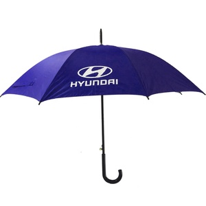 定制廉价广告促销直伞经典设计风格涤纶带Logo印刷进口 - Product Image 1