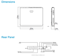 Uniview: admite salida simultánea HDMI y VGA, entrada BNC de 16 canales.