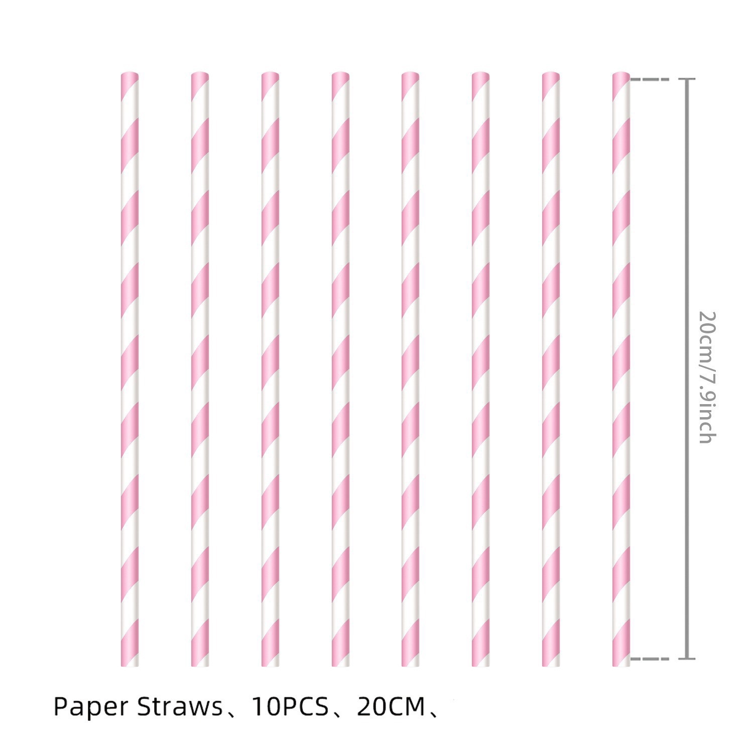 pailles 10 pièces