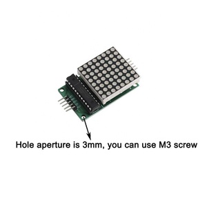 Max7219 Punkt-LED-Matrix modul MCU LED-Anzeigesteuermodul-Kit für Arduino