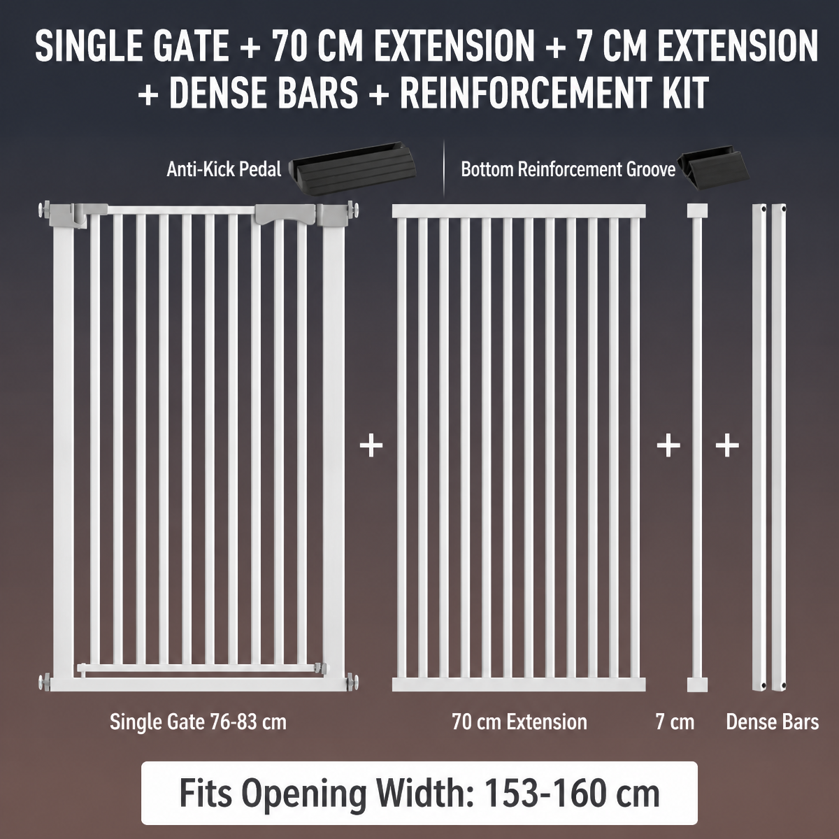Width:153cm-160cm