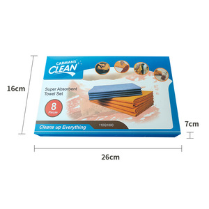 Süper emici çok amaçlı temizlik shashachamois havlu bezi sıvı makinede 10X ağırlığını tutar yıkanabilir değil çizik - Product Image 5