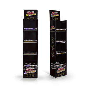 Benutzer definierte Papp ständer Paper Store Display Racks Pop Up Shop Display Hersteller Retail Cardboard Floor Display Stand - Product Image 2