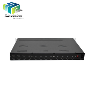 Cable TV codificador de cabecera modulador 8 12 16 24 HD Mi H.264 a Ip DVBT RF salida codificador modulador equipo de cabecera - Product Image 1