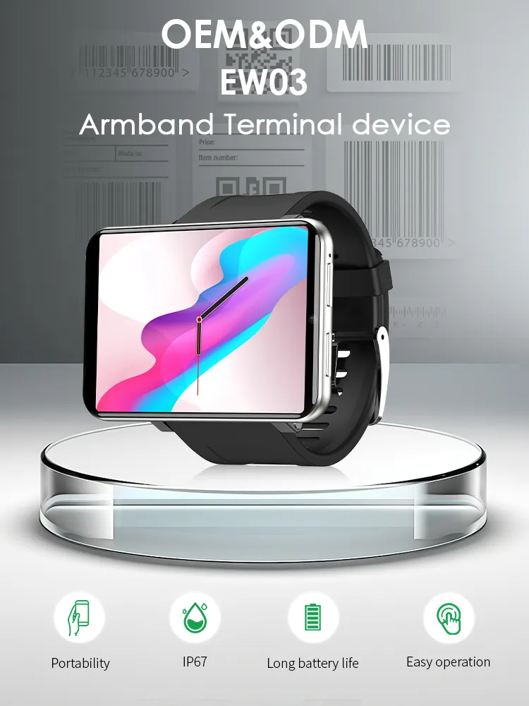 EFFON circular cmos pos create free app galaxy 9 Android armband terminal barcode scanner