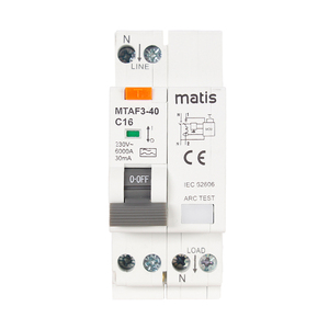 2P 6 ~ 40A 230V arco guasto interruttore arco dispositivo di rilevamento guasti arco protezione arco guasto - Product Image 1