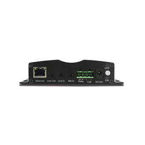 SIP Network Audio Router With 1 Net Audio Line/Mic in Software Selectable; 1 Net Audio Line Out 1 Relay Input 1 Relay <strong>Output</strong> - Product Image 2