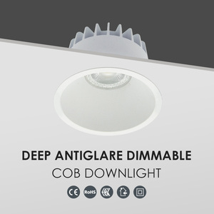 CE RoHS döküm alüminyum LED aşağı ışık 10w kısılabilir gömme aydınlatma IC anma COB downlight - Product Image 4