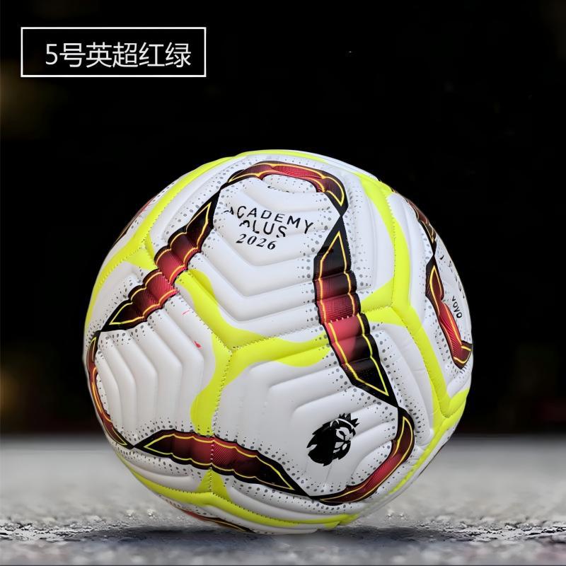 No 5 embossed premier league red and green