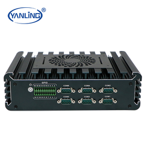 Fabbrica diretta COM1 & 2 può scegliere RS232/485 MINI computer 2pin Phoenix terminale barebone computer - Product Image 1