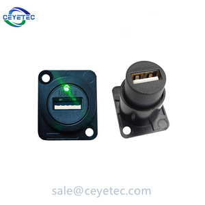 หลายรูปแบบผ่าน Micro USB 2.0ติดผนัง USB 180ตรง D ประเภทข้อมูลซ็อกเก็ต - Product Image 3