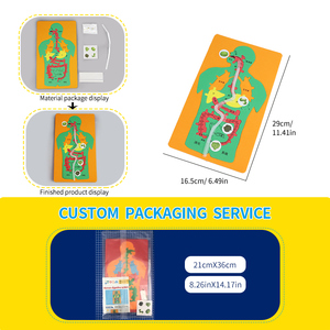 独特的人类消化系统游戏教育学习幼儿学前脑玩具茎孩子 - Product Image 2