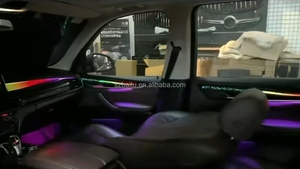 For BMW <strong>X5</strong> X6 2014-2018 Ambient <strong>Light</strong> System Interior Atmosphere <strong>Light</strong> Led Multi Colors Door Car Ambient Lighting - Product Image 3