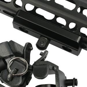 FYLAND Xaegistac Keymod <strong>Bipod</strong> Adapter <strong>Mount</strong> for Keymod System - Includes 4 Keymod Screws &amp; 4 Locking Nuts and 1 Wrench - Product Image 5