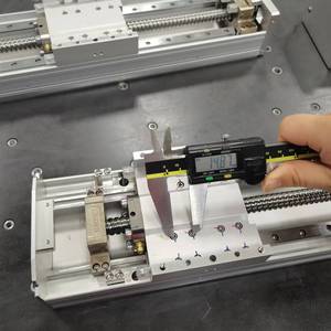 Deslizador eléctrico de alta precisión para plataforma de carga lineal, Riel de guía lineal, módulo de husillo de bolas para plataforma de carga - Product Image 3