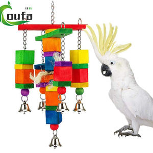 Lớn Và Nhỏ Bằng Gỗ Vẹt Chew Đồ Chơi Bird Nguồn Cung Cấp & Đu Bird Đồ Chơi Trực Tiếp Từ Nhà Máy Cổ - Product Image 1