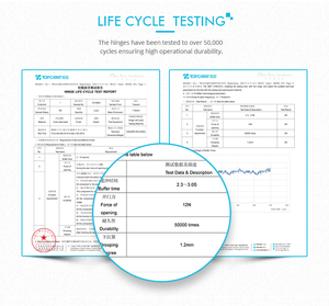 Topcent đồ nội thất bisagras 3D có thể điều chỉnh mềm gần hơn cửa thép bản lề đồ nội thất phù hợp tủ bản lề - Product Image 3
