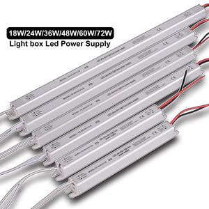 Ultra Slim 18W-72W Switching <strong>LED</strong> Power Supply Driver with Single Output 12V/24V DC Constant Voltage Lighting Solution - Product Image 4