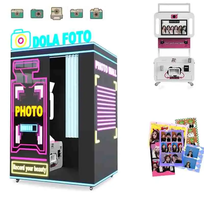 Macchina della stampante della cabina della foto di personalizzazione, Selfie stampa istantanea digitale della cabina di auto macchina telecomandata automatica