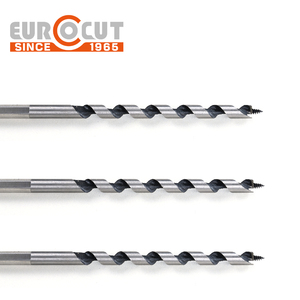 EUROCUT Bohrer Broca yüksek karbon çelik 4 "burgu Bit Hex Shank burgu ahşap matkap ucu derin delik için