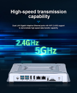 RK3588 i3 i5 i7 Fanless Industrial Mini IPC Win 10 Linux Dual 4 LAN Router Micro Computer industriale
