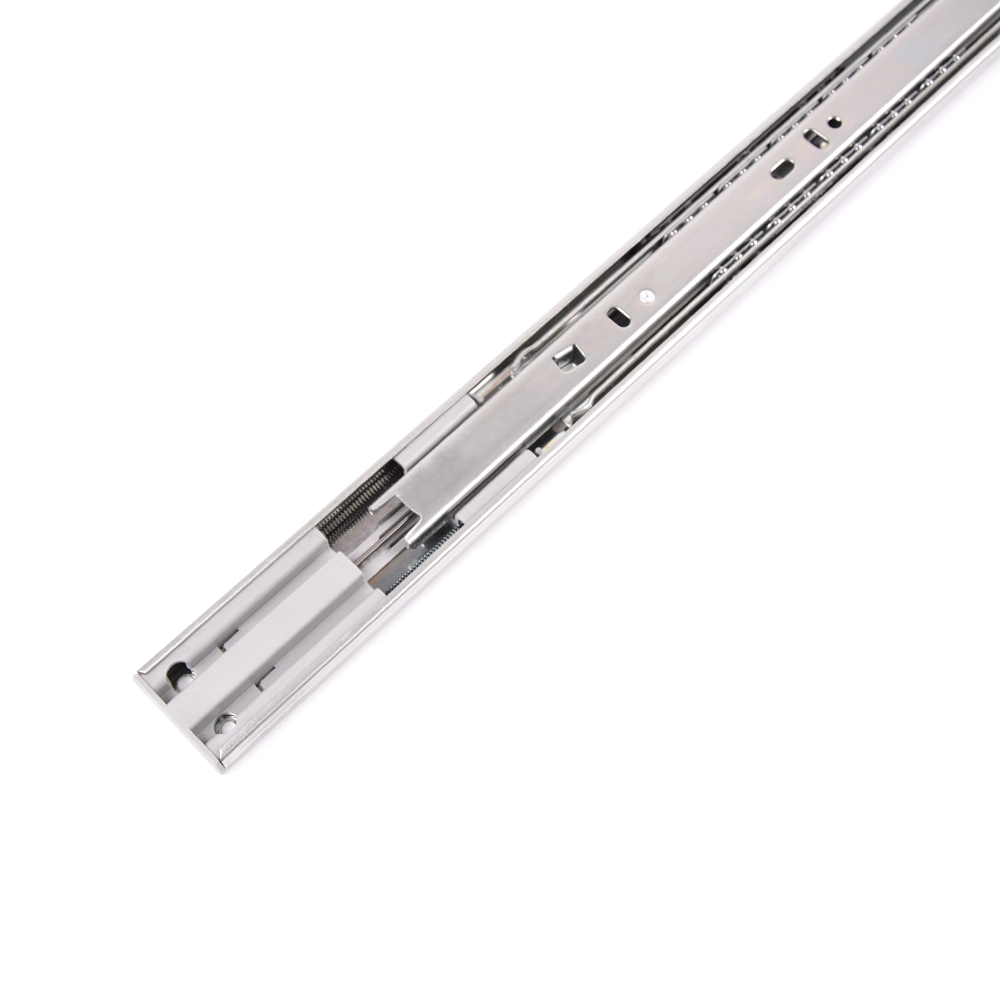 35mm Wide soft closing ball bearing drawer slide Full Extension Furniture Sliders Telescopic Drawer Channel Rails