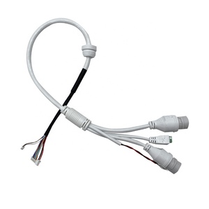 Individuelles OEM 11-Pin CCTV POE IP Netzwerk Kamera PCB-Modul RJ45 Weibliches/Abgleichsstrom-Wasserdichtkabel