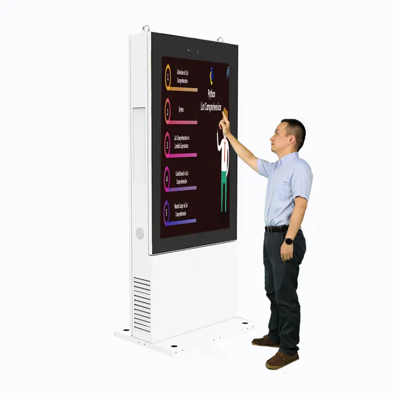 75 Monitor Touch Screen Digital Signage 32 Kiosk High Brightness 86Inch Lcd 4K Outdoor Totem