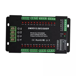 24CH LED Strip Dimmer Decoder LED Controller Treiber Drahtloser DMX512 Decoder Für DMX RGB Beleuchtung