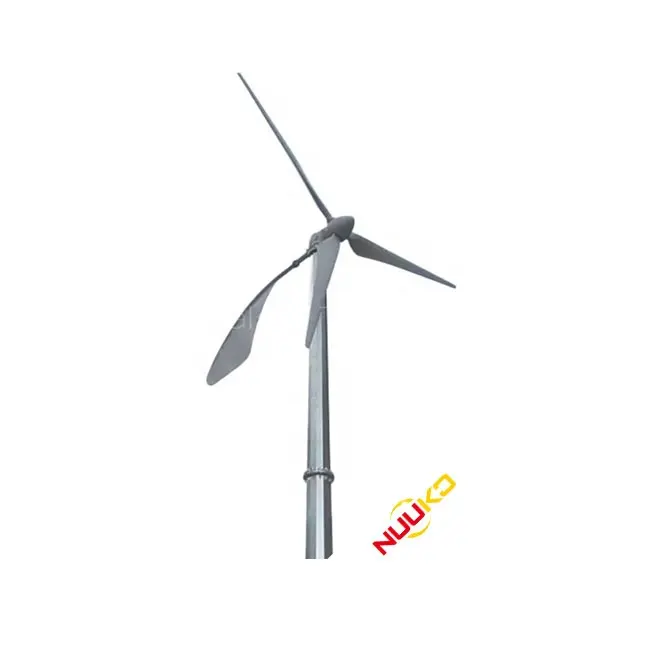 Nuuko Energy Precio de fábrica 5000W 220V Turbina de viento vertical con turbina generadora de energía eólica