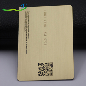 Tarjeta de visita de acero inoxidable pintada de uso de red profesional de diseño artístico y moderno personalizado con código QR tallado - Product Image 4