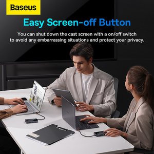 Baseus 8-Port Type-C Usb <strong>Hub</strong> 3.0 Plug DP Cable <strong>Network</strong> Card <strong>Computer</strong> Laptop Phone Tablet Adapter - Product Image 5