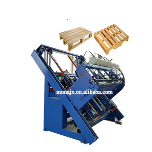 Chiodatrici pneumatiche manuali Pallet legno Stringer Board chiodatrice blocco Pallet macchina - Product Image 5