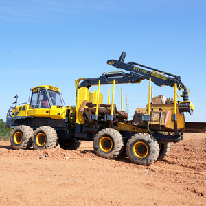 XUVOL Skidder Log Forwarding <strong>Loading</strong> <strong>Unloading</strong> XVY18C Forestry Forwarder with Hydraulic Telescopic Boom and Rotary Log Grapple - Product Image 1