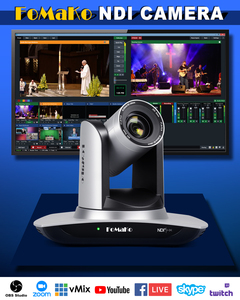 Комплект фотоаппаратов FoMaKo NDI PTZ 20X оптический зум BN401 HDMI PTZ камера и контроллер клавиатуры PTZ комплект - Product Image 6
