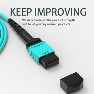 OM3/OM4 MPO Connector Patch Cord Fiber MPO Trunk Cable 8/12/24F <strong>MTP</strong> MPO Cablefast Connector Blue Fiber <strong>Adapter</strong> &amp; Connectors - Product Image 3