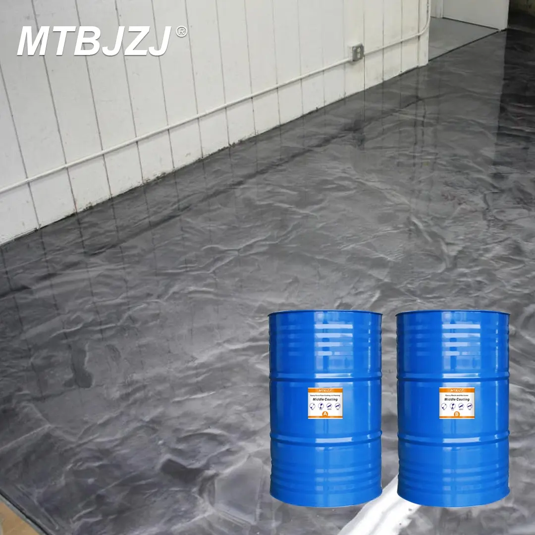 Zelfnivellerende Anti-Kras Metallic Epoxyhars Floor Coating Voor Huis Floor