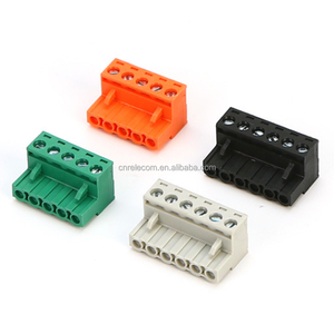端子ブロックワイヤからボードへ5.08プラグ可能端子ブロック女性と男性2EDGK-5.08 - Product Image 1