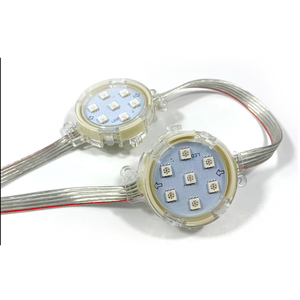 Hot Selling <strong>LED</strong> <strong>Pixel</strong> <strong>Module</strong> Addressable 50mm 24V RGB <strong>Pixel</strong> <strong>LED</strong> IP67 Waterproof for Landscape Lighting Project - Product Image 3