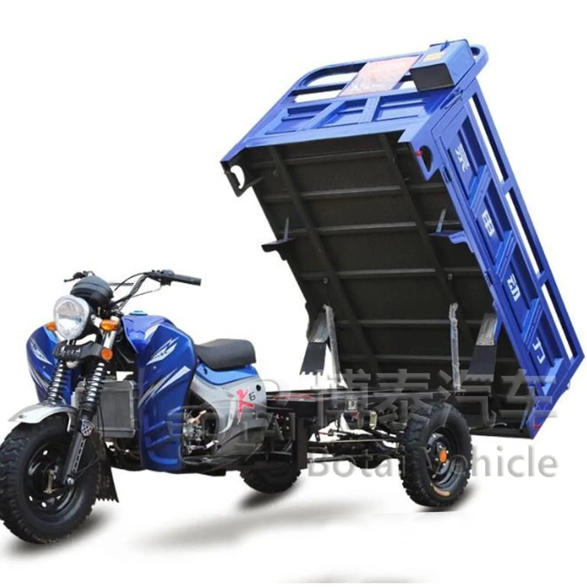 Foreign Hot Sale Customized Open Cabin Strong Climbing Ability MotorcycleTruck 3 Wheel Cargo Tricycle Motorcycle