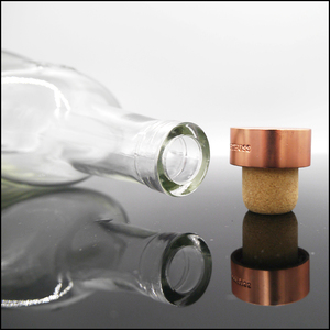 Wholesale 700ml Custom Embossing Logo Empty Glass Bottle Decanter for Extra Old <strong>Cognac</strong> With Synthetic <strong>Cork</strong>